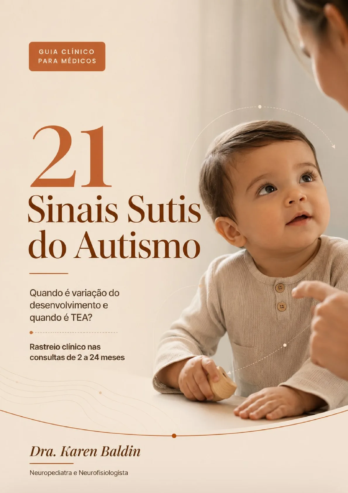 Capa do guia Os 21 Sinais Sutis do Autismo em Bebês