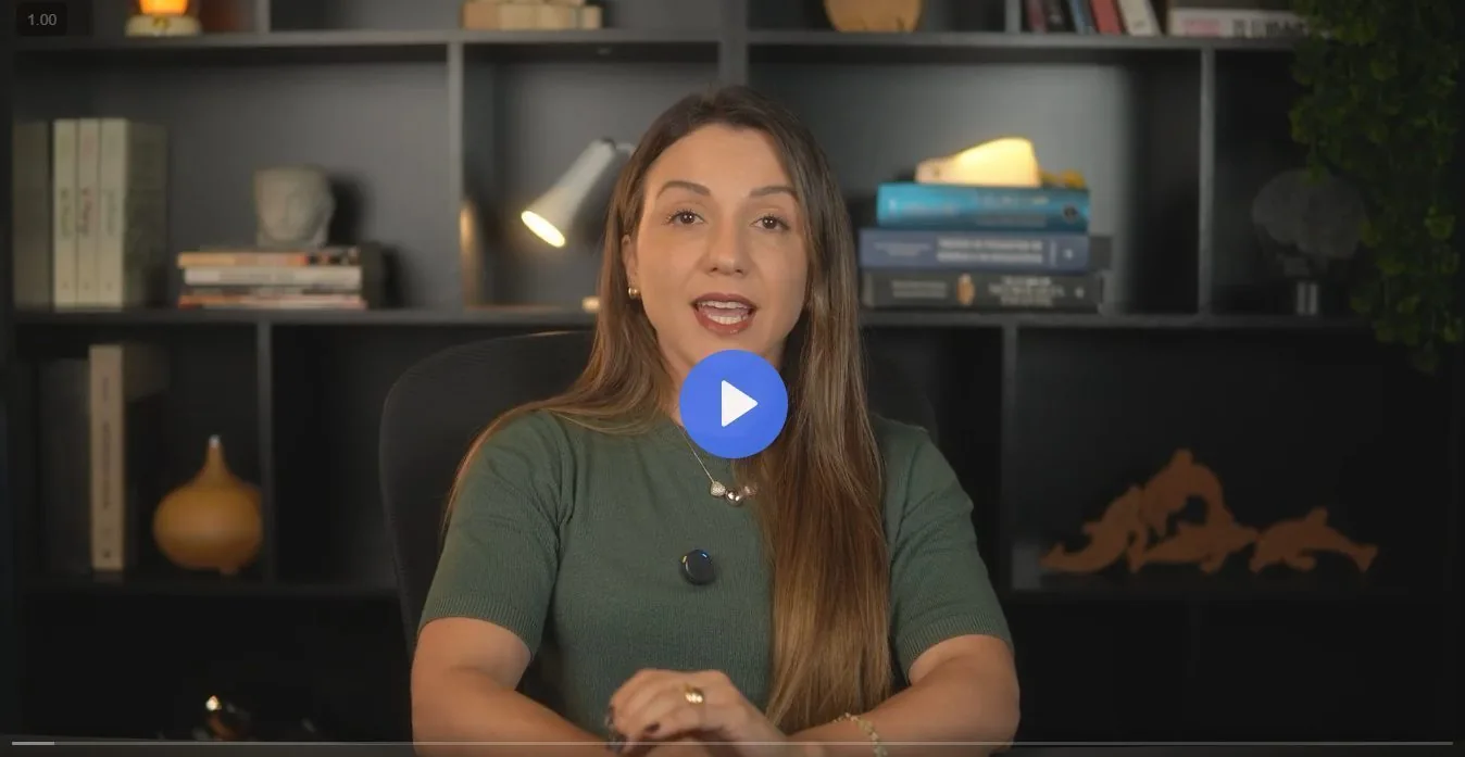 Dra. Karen Baldin em vídeo de aula