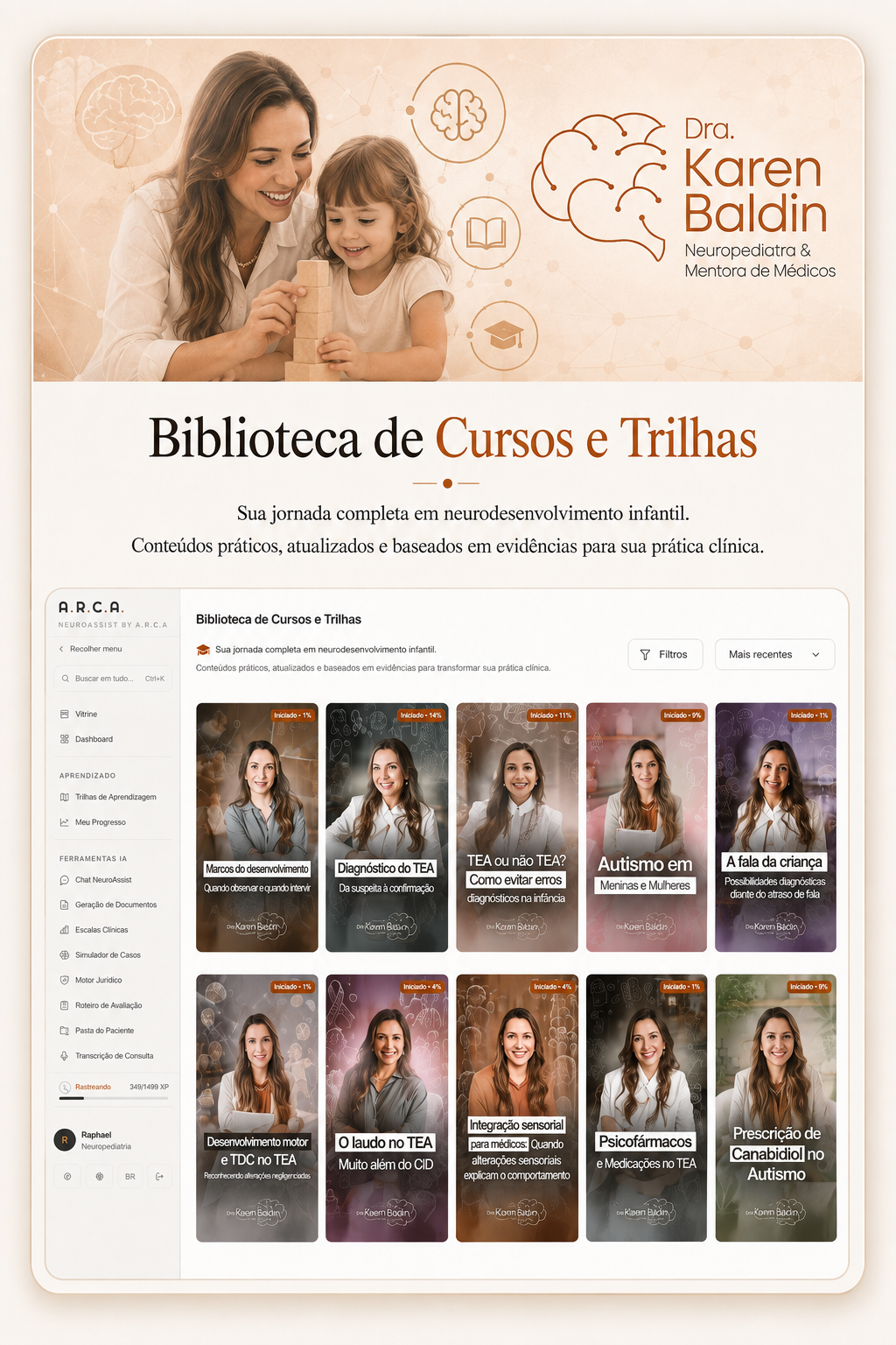 Biblioteca de Cursos e Trilhas