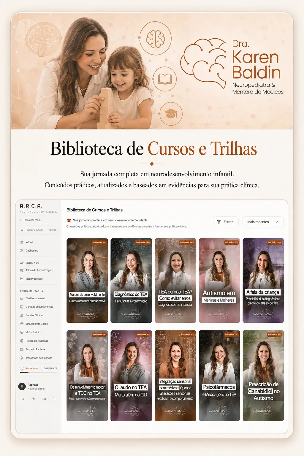 Biblioteca de Cursos e Trilhas