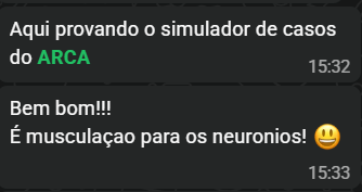Depoimento de médico sobre a A.R.C.A