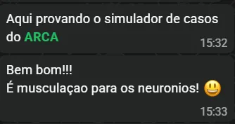 Depoimento de médico sobre a A.R.C.A