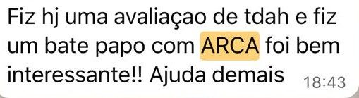 Depoimento de médico sobre a A.R.C.A