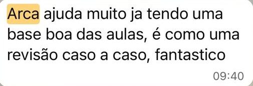Depoimento de médico sobre a A.R.C.A